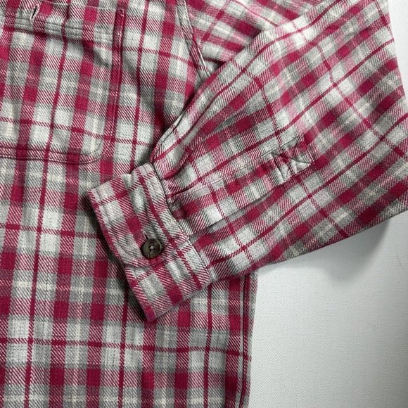 Vintage Abercrombie And Fitch Shirt Mens Large Plaid Big Flannel Oversized Y2K - Picture 4 of 11